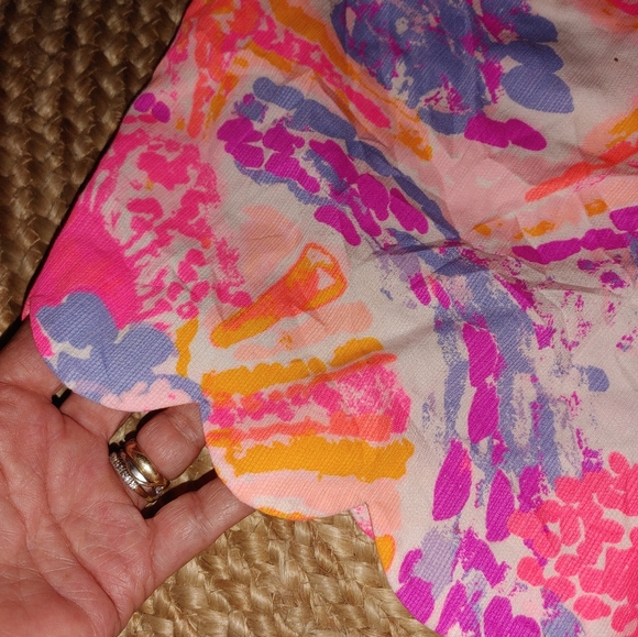 Lilly Pulitzer Buttercup shorts Paradise pink bohemian Sz.2 - Picture 5 of 9